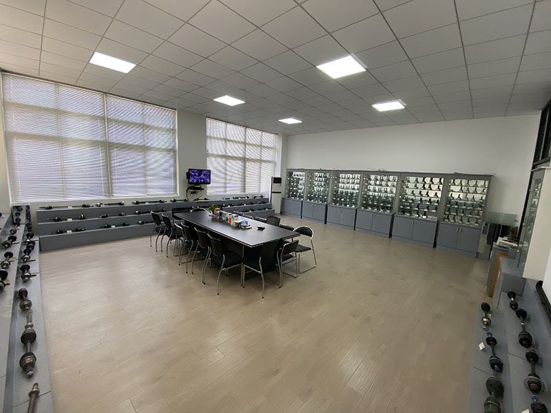 Product sample exhibition room for customer visits