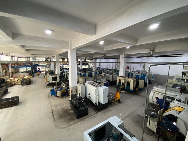 Automotive parts manufacturing workshop floor